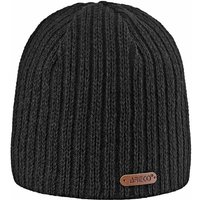 ARECO Herren Beanie Vollfleece Tom, Größe ONE SIZE in Schwarz