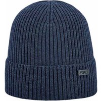 ARECO Herren Mütze Beanie, Größe ONE SIZE in Blau