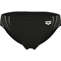 ARENA Badehose M DOUBLE GRAPHIC SWIM BRIEFS, Größe 5 in Schwarz