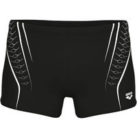 ARENA Badehose M DOUBLE GRAPHIC SWIM SHORT, Größe 8 in Schwarz
