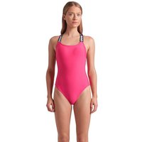 ARENA Damen Badeanzug ELASTIC SOLID SWIMSUIT, Größe S in Pink