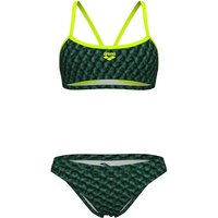 ARENA Damen Bikinioberteil MONOGRAM BIKINI BANDEAU, Größe 36 in Grün