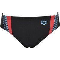 ARENA Herren Slip Badehose Threefold, Größe 5 in Schwarz
