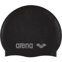 ARENA Kinder Badekappe Classic Silikon Junior, Größe ONE SIZE in Schwarz