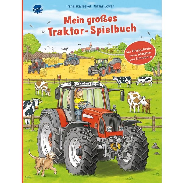 Mein großes Traktor-Spielbuch. Mit Drehscheibe, vielen Klappen und Sch / Franziska Jaekel