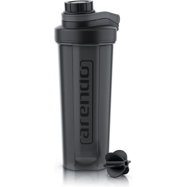 Arendo Protein Shaker Eiweißshaker 700 ml, verschließbar, spülmaschinengeeignet, Kunststoff, (1-tlg., Protein Shaker inkl. Mixball), Eiweiß Mixbecher, BPA-frei,