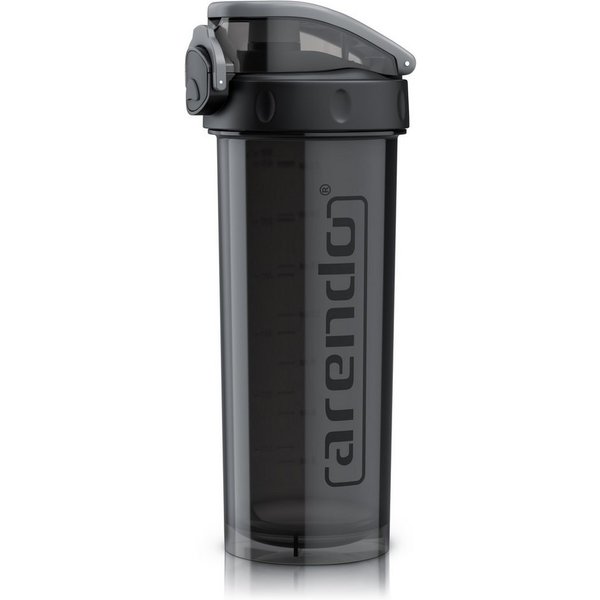 Arendo Protein Shaker Eiweißshaker 800 ml, verschließbar, spülmaschinengeeignet, Kunststoff, (4-tlg), Eiweiß Mixbecher, BPA-frei, für unterwegs, Yoga, Fitness, 