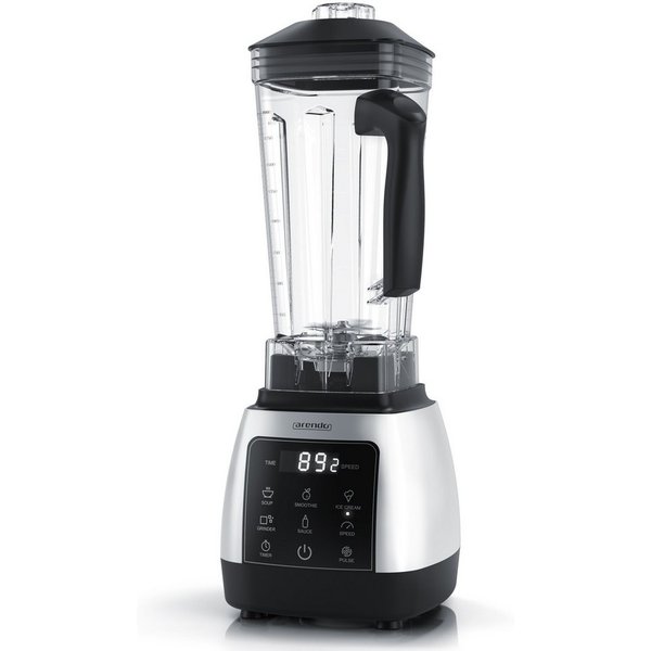 Arendo Standmixer Hochleitungsmixer 2000 W mit Touchpanel, max. 24.000 U/min, Blender, 2000 W, Smoothie Maker, Timer, 5 Programme, Mixer mit Display