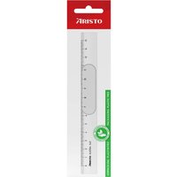 ARISTO Lineal 15 cm mit Millimeter-Teilung aus Plexiglas