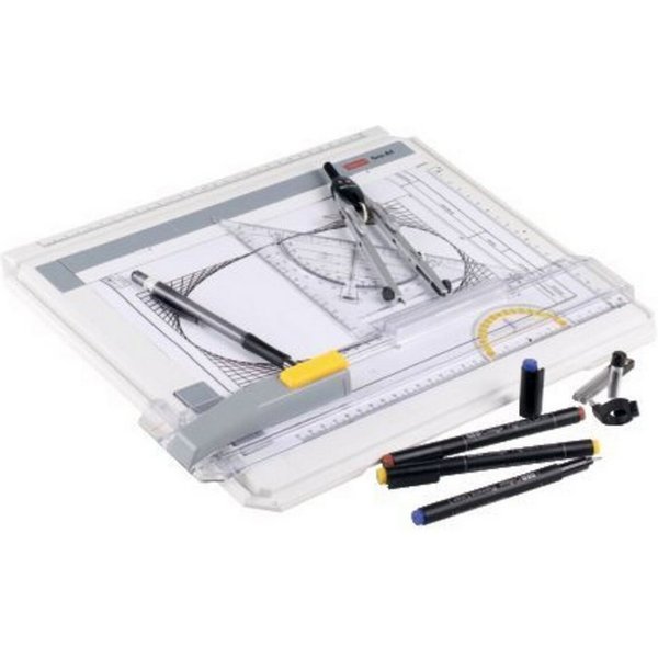 ARISTO Zeichenschablone Zeichenplattenset - A4 3tlg..