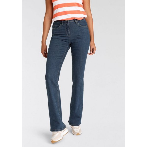 Arizona Bootcut-Jeans hohe Leibhöhe