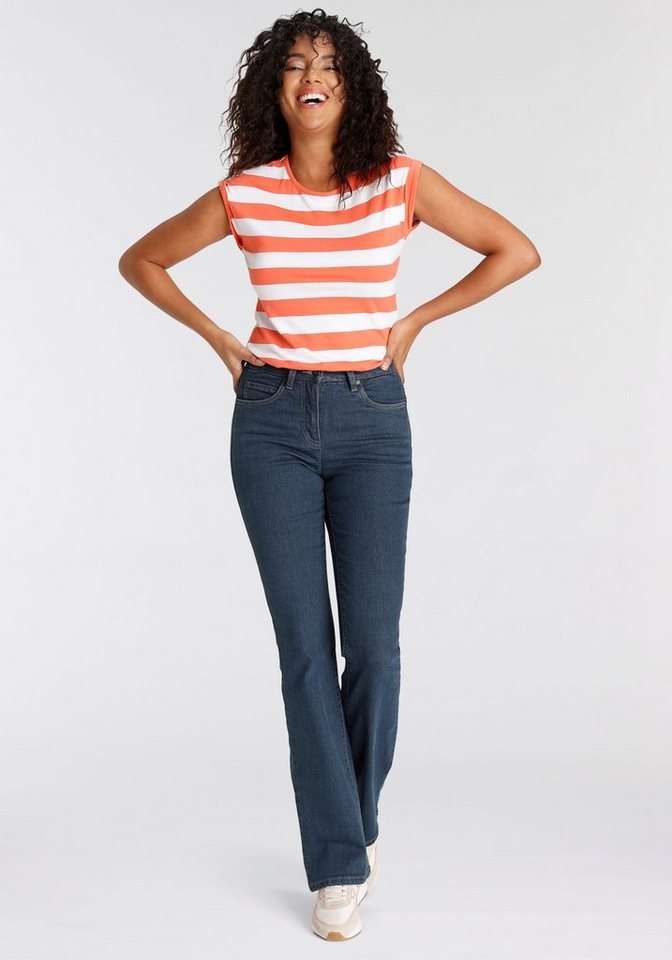 Arizona Bootcut-Jeans hohe Leibhöhe – Bild 4 von 5