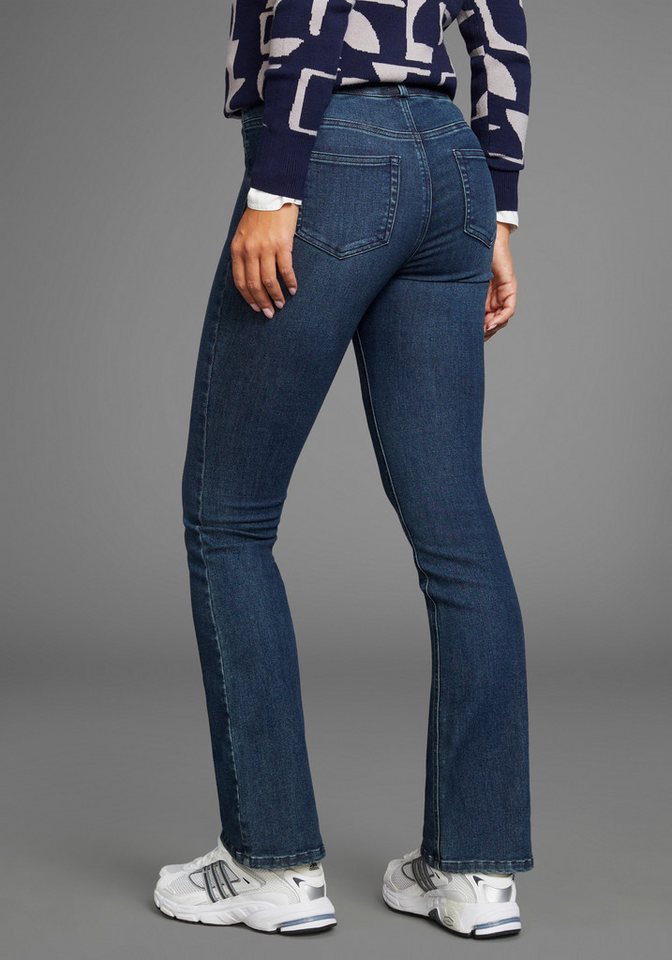Arizona Bootcut-Jeans Ultra Soft elastische Passform, ausgestellte Beinform, hohe Leibhöhe – Bild 2 von 5