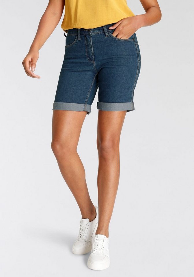 Arizona Jeansbermudas weite Passform, kurze Beinform, hohe Leibhöhe – Bild 2 von 5