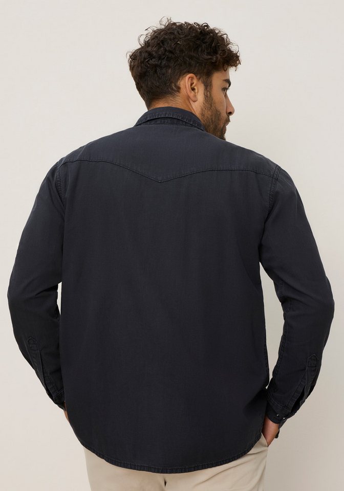 Arizona Jeanshemd schmale Passform, Langarm mit Ärmelschlitz und Manschette – Bild 2 von 5