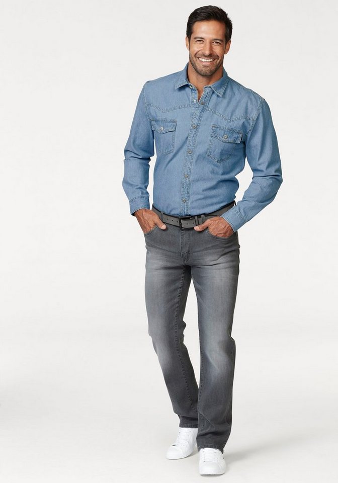 Arizona Jeanshemd Western Stil – Bild 4 von 5