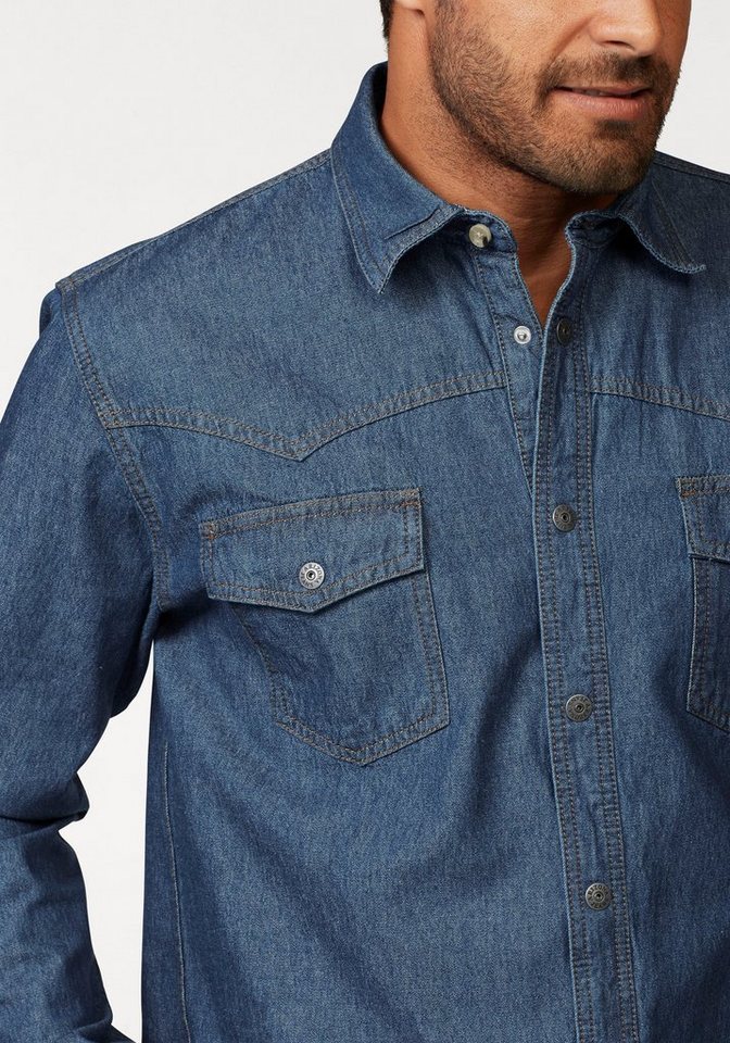 Arizona Jeanshemd Western Stil – Bild 3 von 5