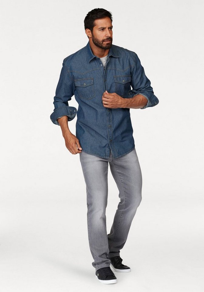 Arizona Jeanshemd Western Stil – Bild 4 von 5