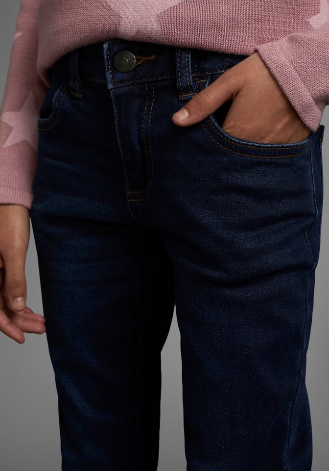 Arizona Jeansjeggings, Stretch-Jeans für Mädchen schmale Passform, elastische Denim-Qualität – Bild 3 von 5