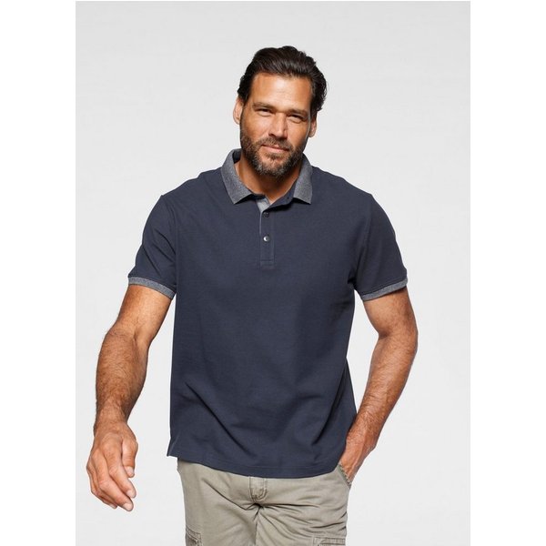 Arizona Poloshirt Kurzarm, mit Rippbündchen, Polokragen, aus Piqué-Stoff
