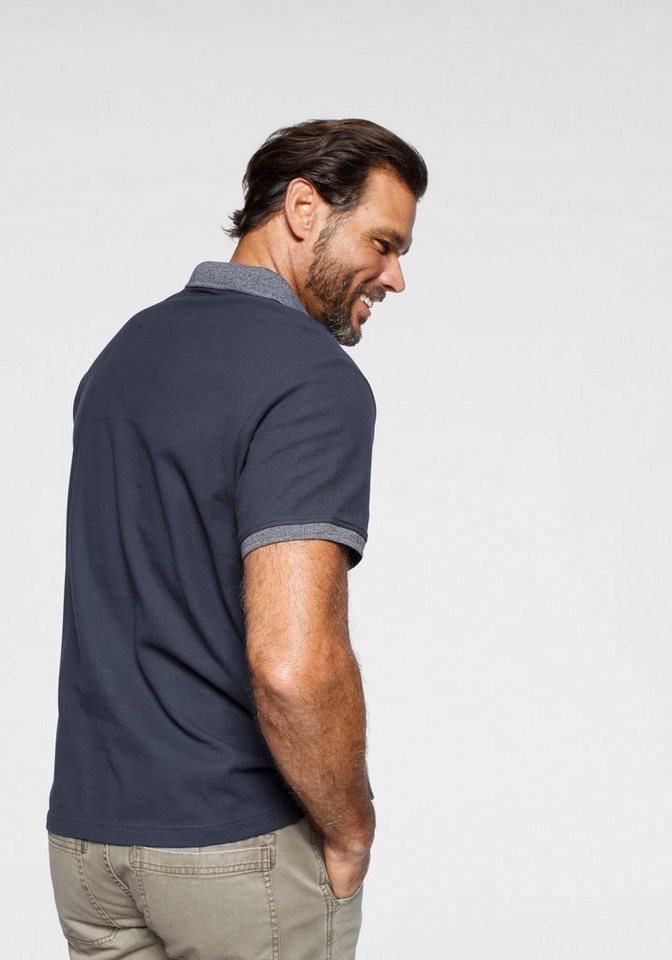 Arizona Poloshirt Kurzarm, mit Rippbündchen, Polokragen, aus Piqué-Stoff – Bild 2 von 5