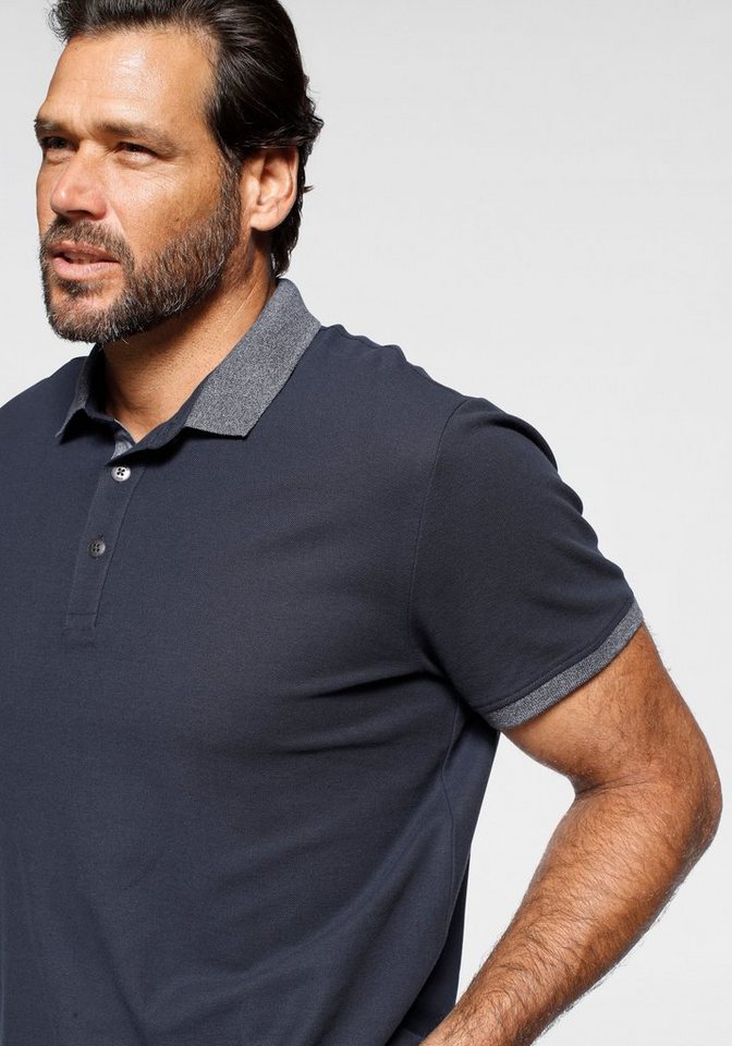 Arizona Poloshirt Kurzarm, mit Rippbündchen, Polokragen, aus Piqué-Stoff – Bild 3 von 5