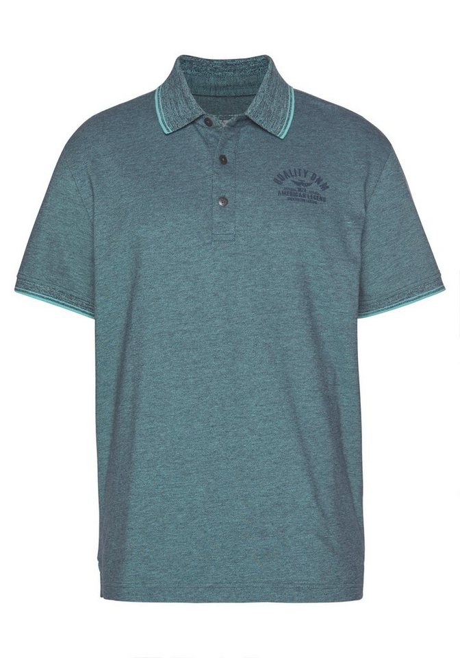 Arizona Poloshirt Kurzarm, mit Polokragen, mit Print-Applikationen, aus Piqué-Stoff – Bild 2 von 5