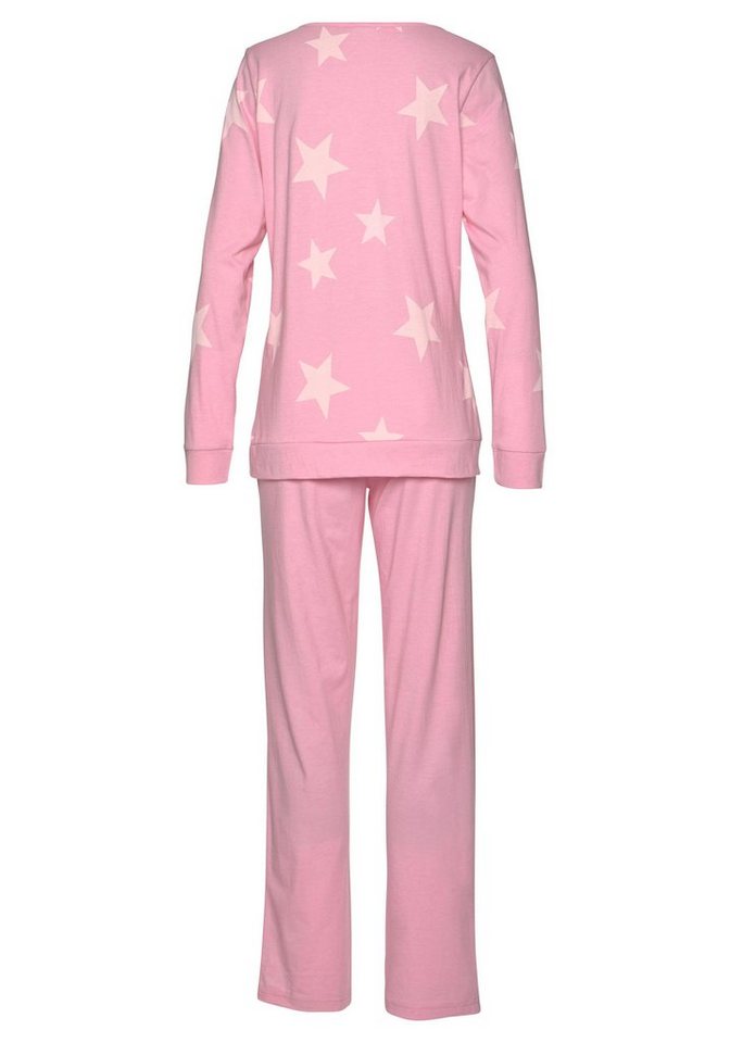 Arizona Pyjama (Packung, 4 tlg., 2 Stück) in melierter Optik – Bild 3 von 5