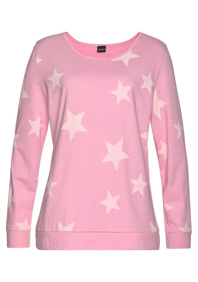 Arizona Pyjama (Packung, 4 tlg., 2 Stück) in melierter Optik – Bild 5 von 5