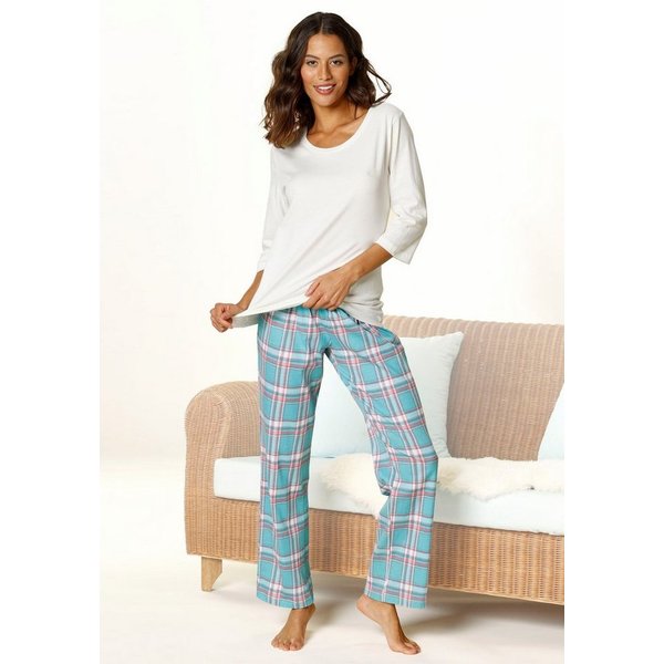 Arizona Pyjama (Set, 2 tlg) mit karierter Hose