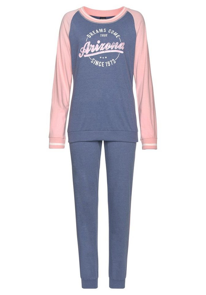 Arizona Pyjama (Set, 2 tlg) im College-Look mit Folienprint – Bild 2 von 5