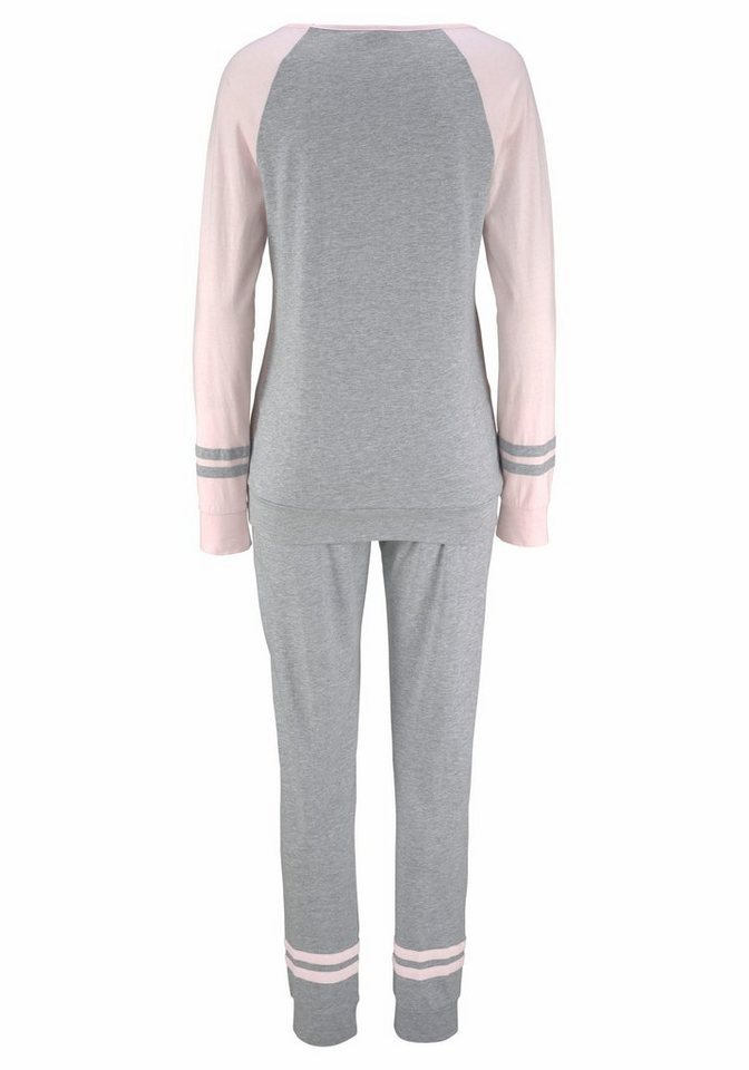 Arizona Pyjama (Set, 2 tlg) mit Raglanärmeln – Bild 3 von 5