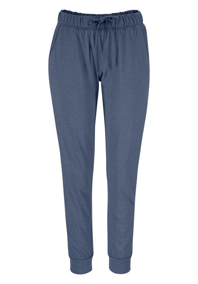 Arizona Pyjama (Set, 2 tlg) in melierter Qualität mit Knopfleiste – Bild 5 von 5