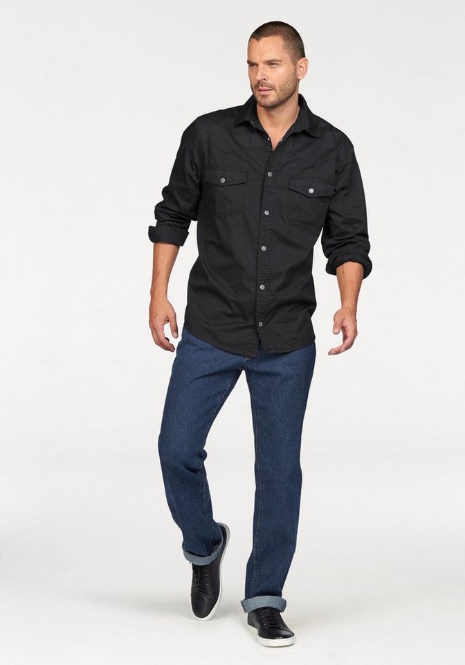 Arizona Regular-fit-Jeans James regular fit, gerades Bein, Five-Pocket-Form, normale Leibhöhe – Bild 4 von 5
