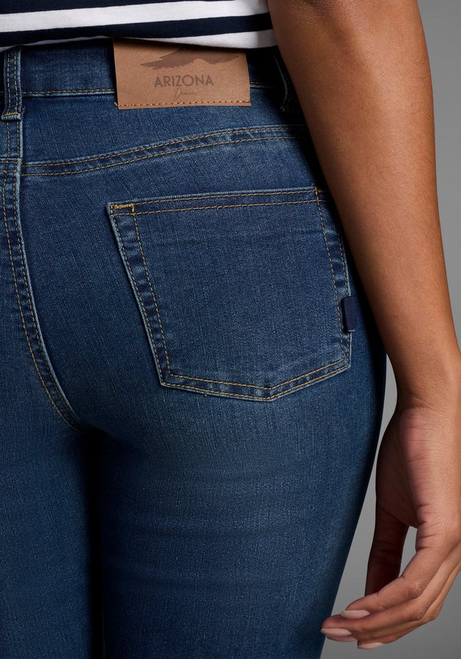 Arizona Slim-fit-Jeans Shaping enge Passform, Röhrenjeans, Used-Look-Waschung, hohe Leibhöhe – Bild 3 von 5
