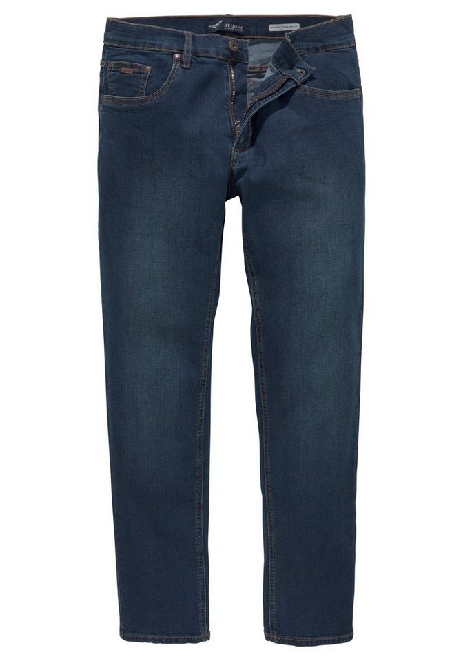Arizona Straight-Jeans gerade Beinform, dezente Used-Waschung, niedrige Leibhöhe – Bild 5 von 5