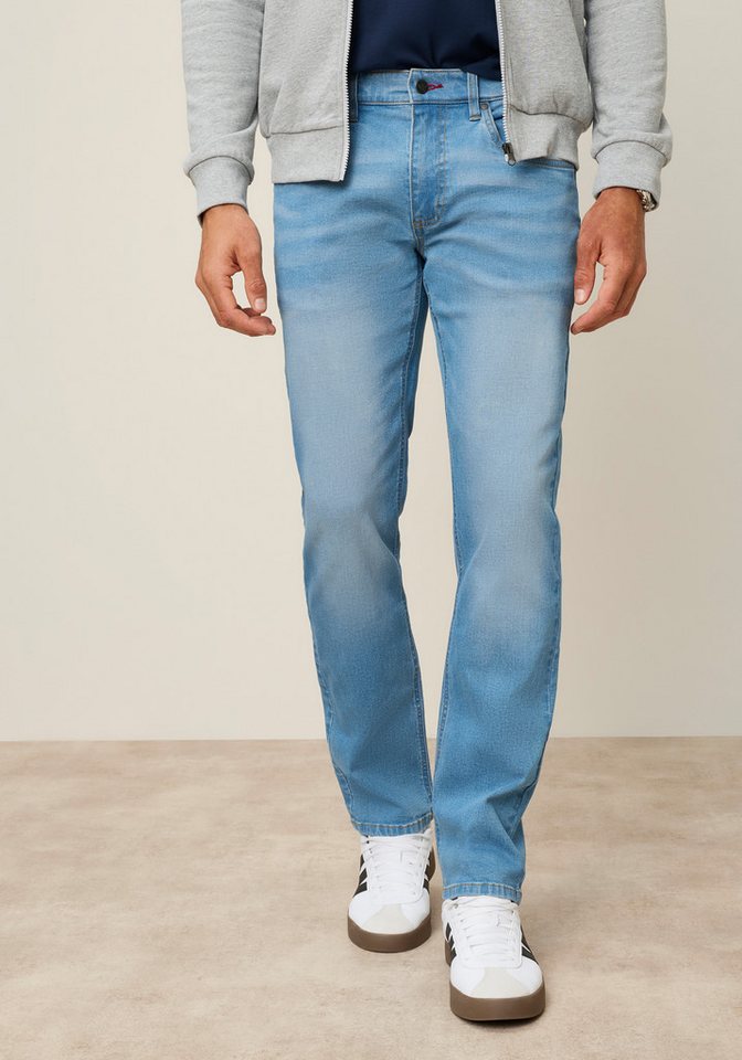 Arizona Straight-Jeans gerader Straight-Fit, aus elastischem Denim, niedrige Leibhöhe – Bild 2 von 5