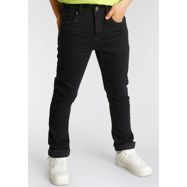 Arizona Stretch-Hose, Basic Jeans für Jungen regular fit mit schmalem Bein