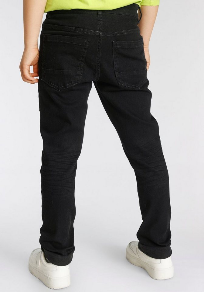 Arizona Stretch-Hose, Basic Jeans für Jungen regular fit mit schmalem Bein – Bild 2 von 5