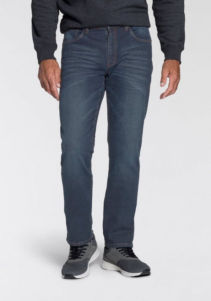 Arizona Stretch-Jeans Willis (Packung, 2-tlg) straight-fit, lange Beine, mit Nieten, niedrige Leibhöhe – Bild 2 von 5