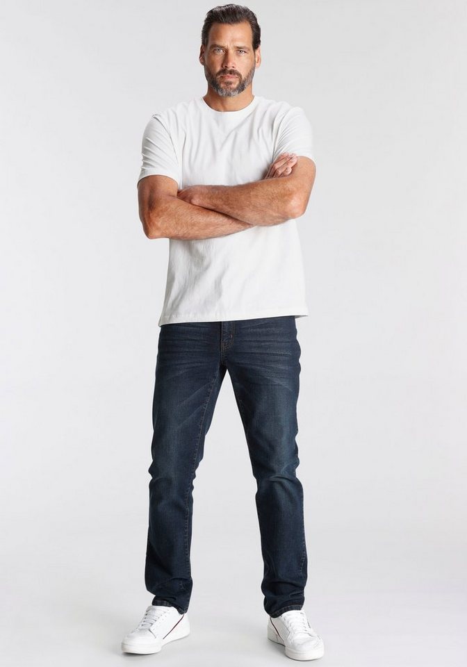 Arizona Stretch-Jeans Willis (Packung, 2-tlg) straight-fit, lange Beine, mit Nieten, niedrige Leibhöhe – Bild 5 von 5