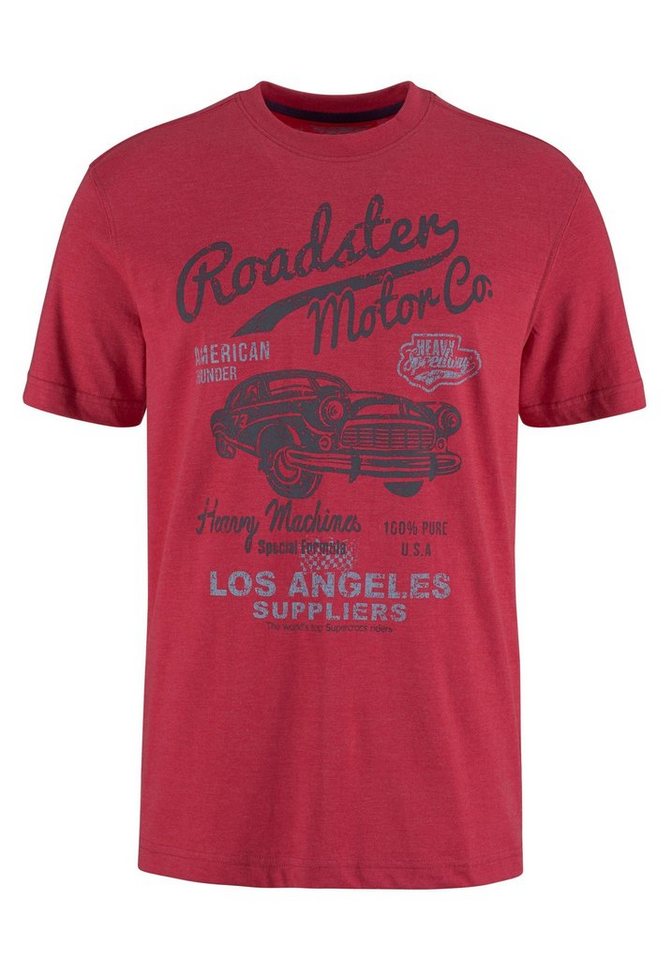 Arizona T-Shirt Kurzarm, melierte Optik, Rundhals, aus Baumwollmischung – Bild 4 von 5