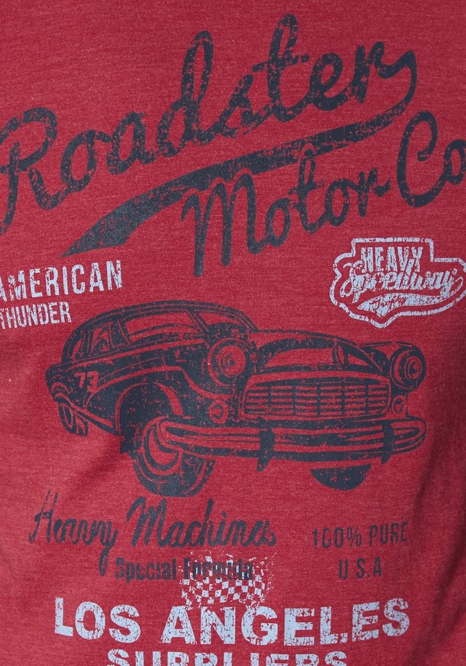 Arizona T-Shirt Kurzarm, melierte Optik, Rundhals, aus Baumwollmischung – Bild 5 von 5