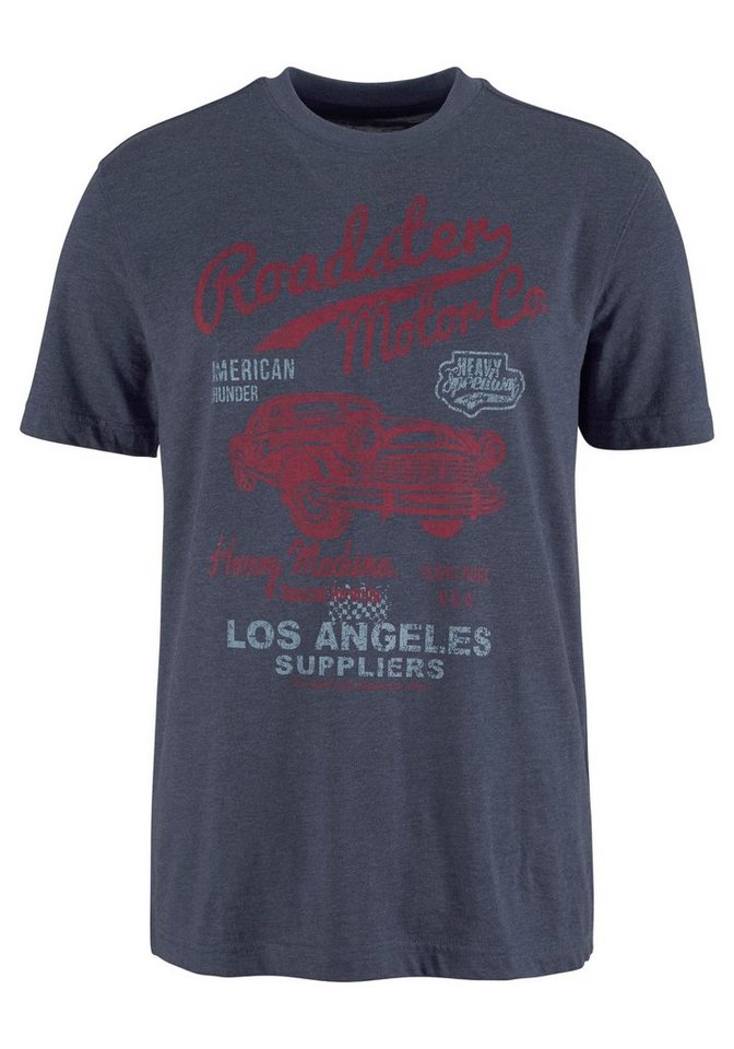Arizona T-Shirt Kurzarm, melierte Optik, Rundhals, aus Baumwollmischung – Bild 4 von 5