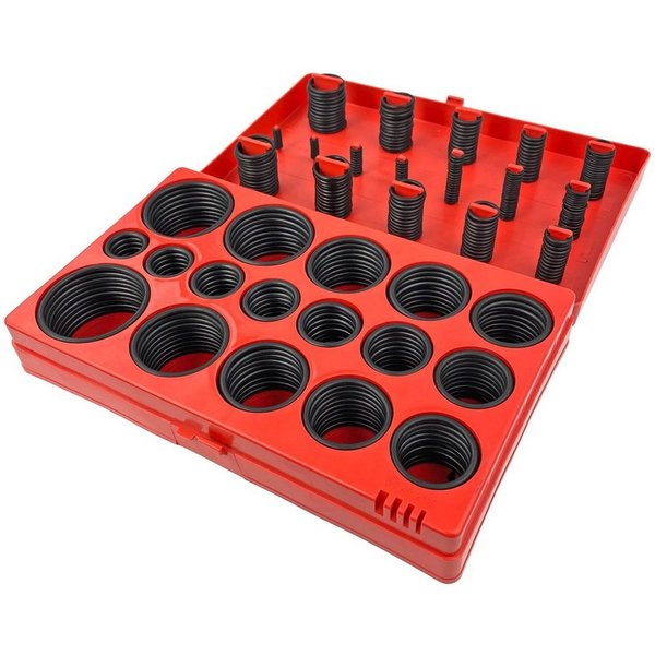 ARLI Dichtungsring O-Ring Sortiment 3 - 50 mm Dichtungsringe Gummi Dichtung KFZ Metrisch (Set, 419-St., verschiedene Dichtungsringe), Inkl. Aufbewahrungsbox aus