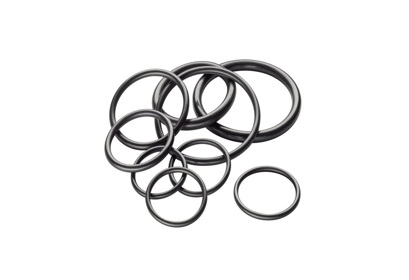 ARLI Dichtungsring O-Ring Sortiment 3 - 50 mm Dichtungsringe Gummi Dichtung KFZ Metrisch (Set, 419-St., verschiedene Dichtungsringe), Inkl. Aufbewahrungsbox aus – Bild 4 von 5