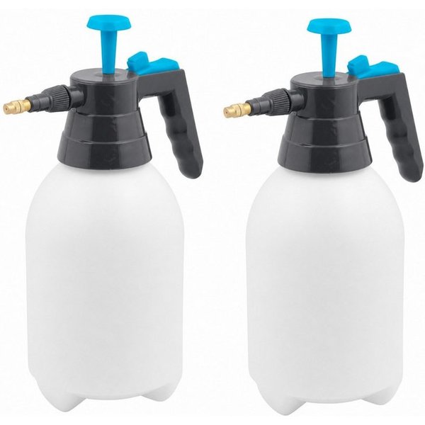 ARLI Sprühflasche Drucksprüher 2 Liter Handsprüher mit Messingdüse Pumpsprüher, (Spar-Set, 2-tlg., 2er Set), Gartenspritze Sprühflasche