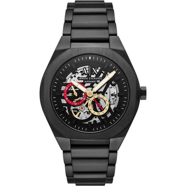 ARMANI EXCHANGE Automatikuhr SYNC AX4196, Armbanduhr, Herrenuhr, Edelstahlarmband, analog, 12/24-Std.-Anzeige