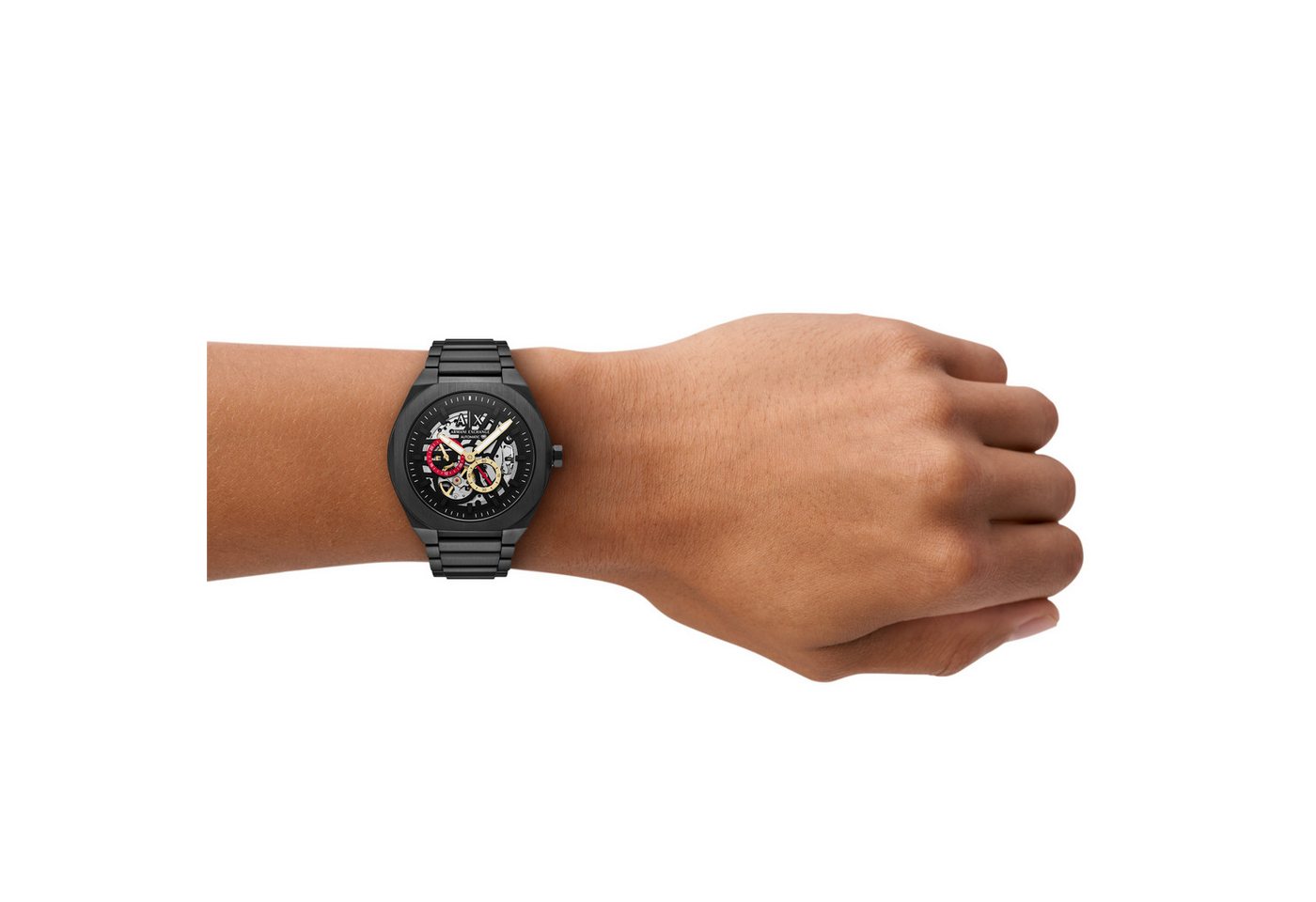 ARMANI EXCHANGE Automatikuhr SYNC AX4196, Armbanduhr, Herrenuhr, Edelstahlarmband, analog, 12/24-Std.-Anzeige – Bild 4 von 4
