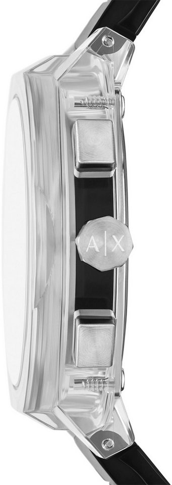 ARMANI EXCHANGE Chronograph SYNC AX4167, Quarzuhr, Armbanduhr, Herrenuhr, Polyurethanband, Datum, Stoppfunktion – Bild 2 von 5